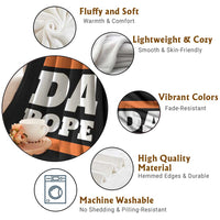 Funny Da Pope From America Chicago Throw Blanket - Wonder Print Shop