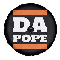 Funny Da Pope From America Chicago Spare Tire Cover