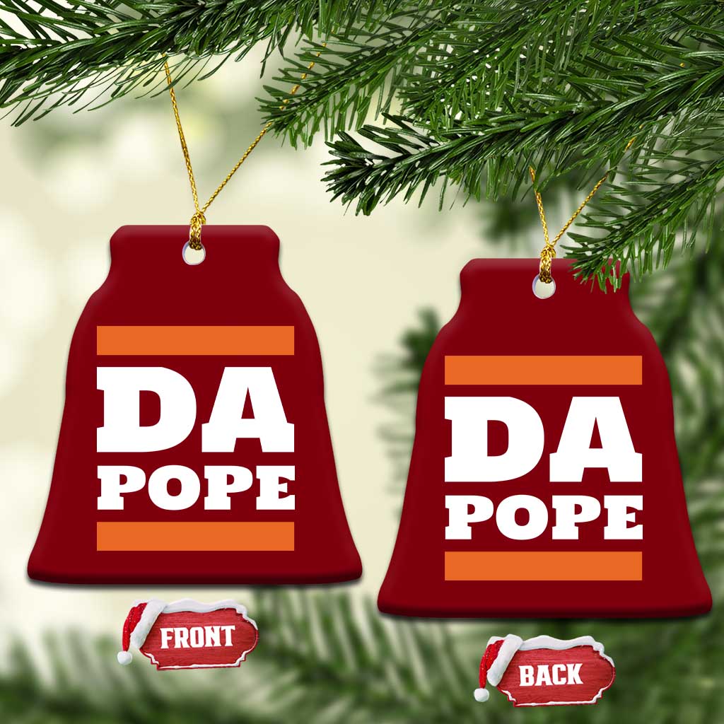 Funny Da Pope From America Chicago Ceramic Ornament - Wonder Print Shop