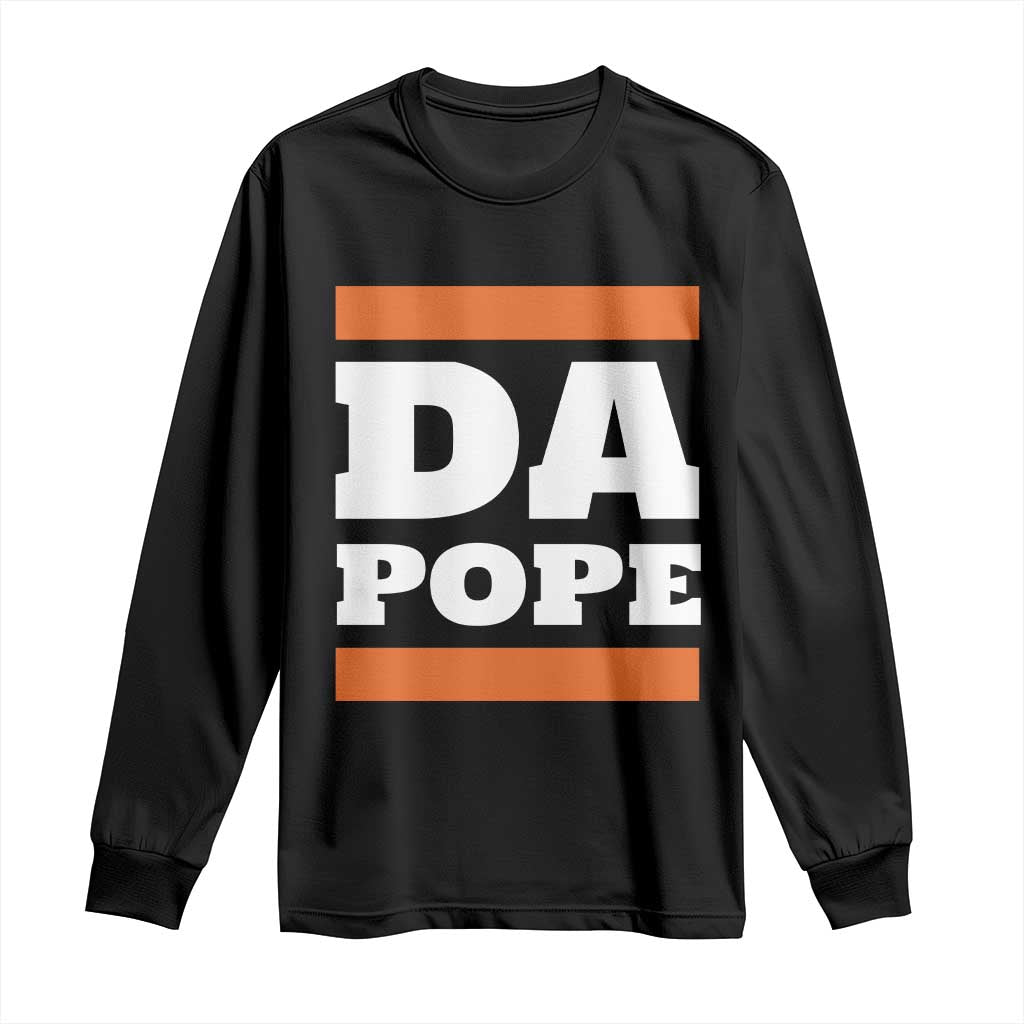 Funny Da Pope From America Chicago Long Sleeve Shirt