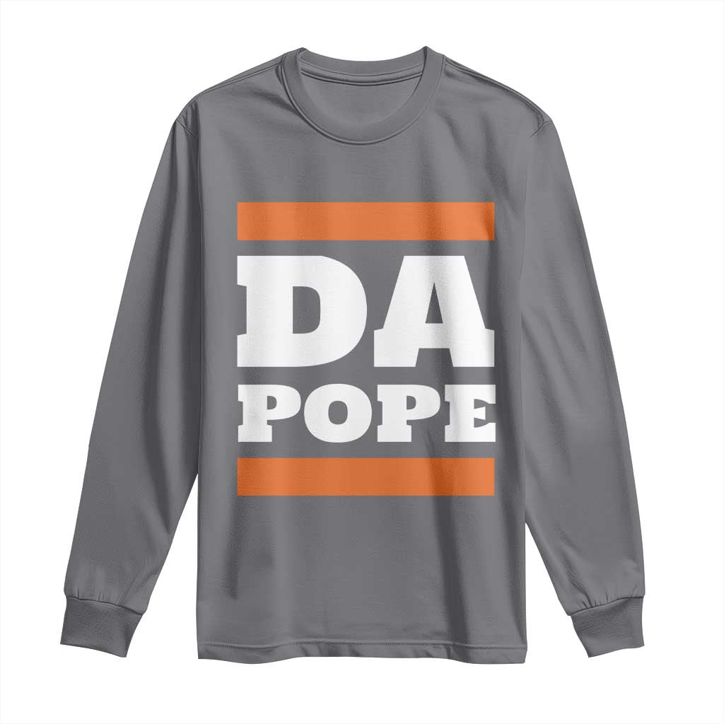 Funny Da Pope From America Chicago Long Sleeve Shirt