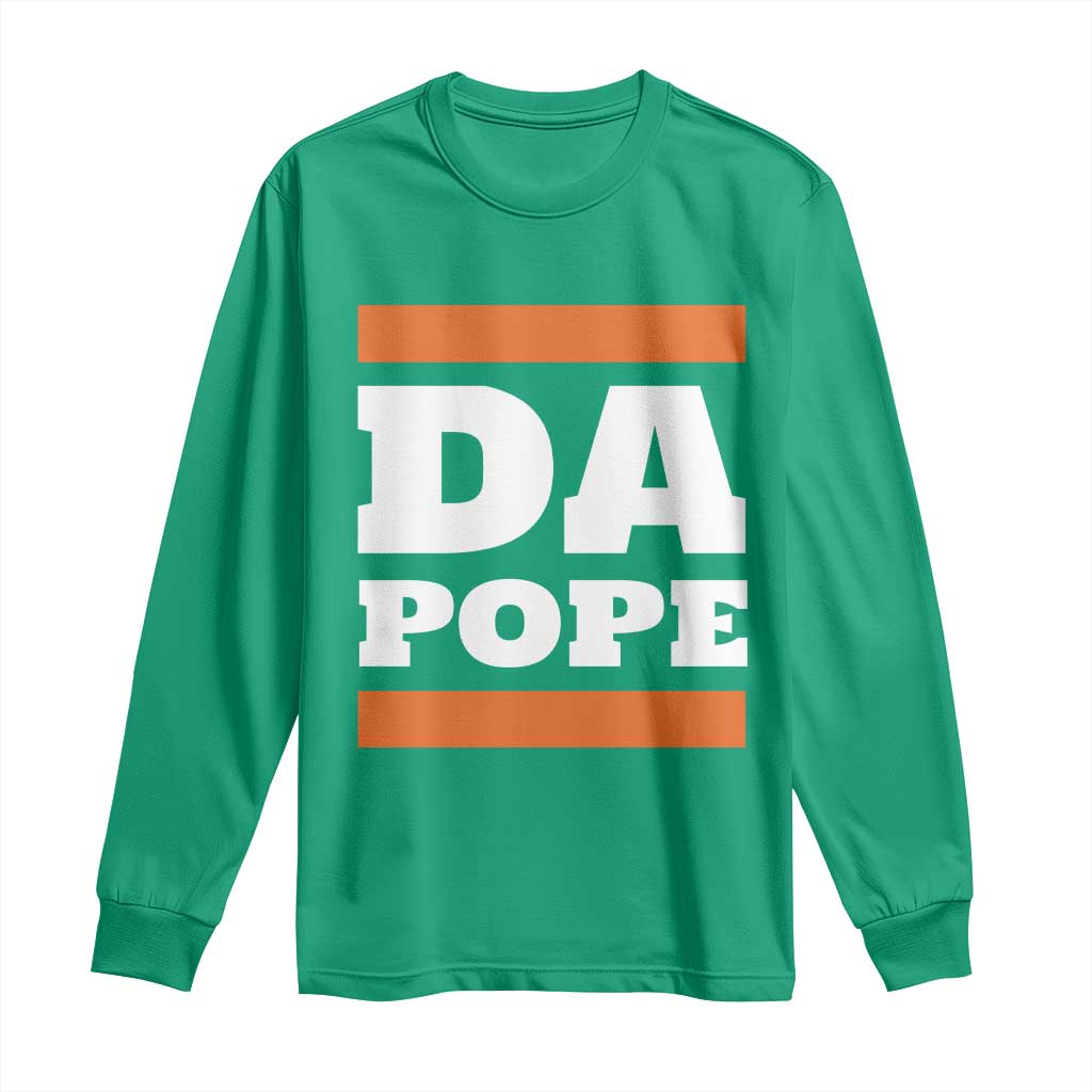 Funny Da Pope From America Chicago Long Sleeve Shirt