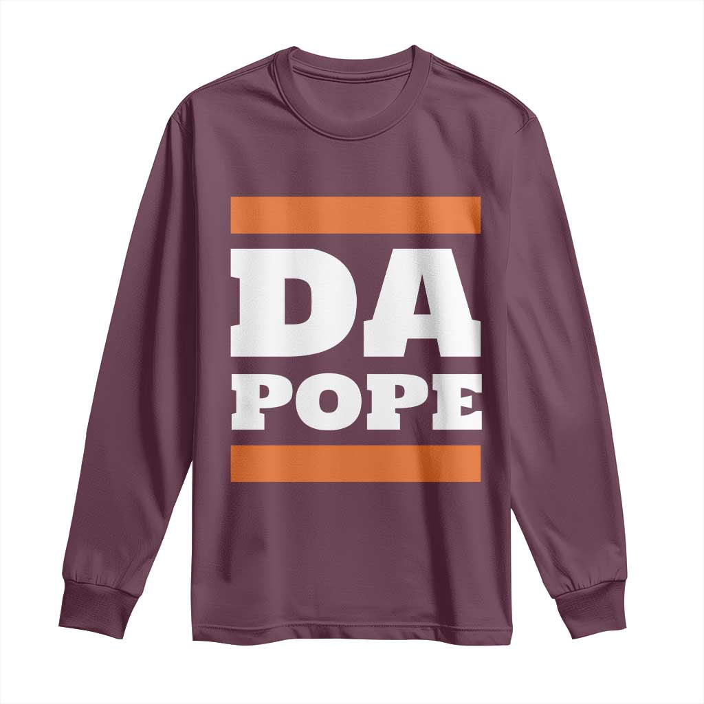 Funny Da Pope From America Chicago Long Sleeve Shirt