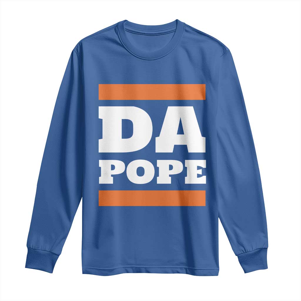 Funny Da Pope From America Chicago Long Sleeve Shirt