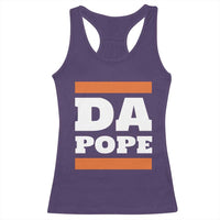 Funny Da Pope From America Chicago Racerback Tank Top