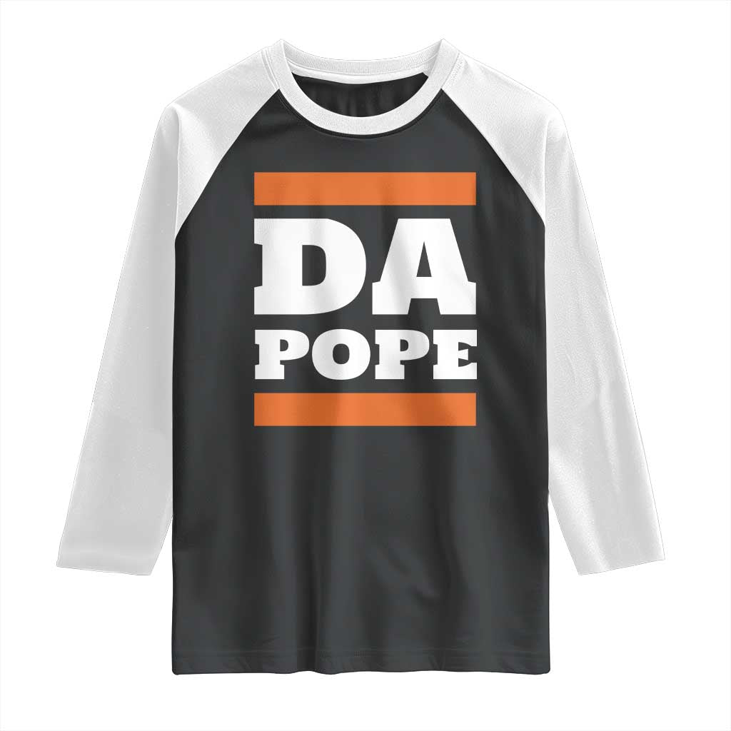 Funny Da Pope From America Chicago Raglan Shirt