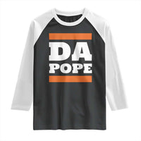 Funny Da Pope From America Chicago Raglan Shirt