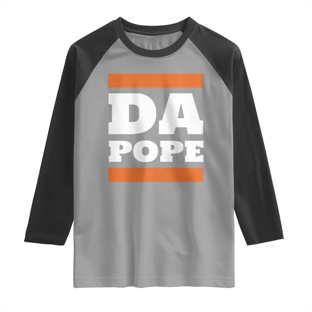 Funny Da Pope From America Chicago Raglan Shirt