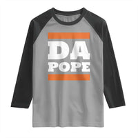 Funny Da Pope From America Chicago Raglan Shirt