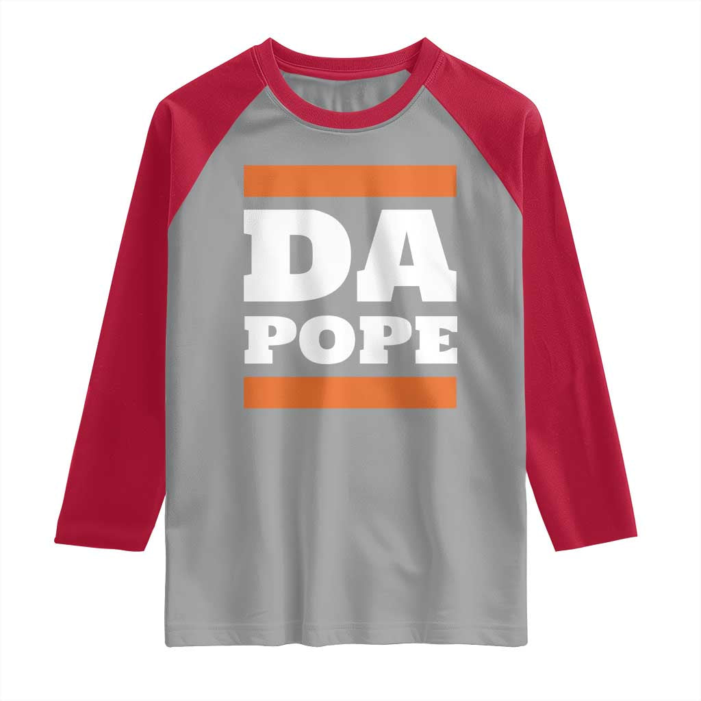 Funny Da Pope From America Chicago Raglan Shirt
