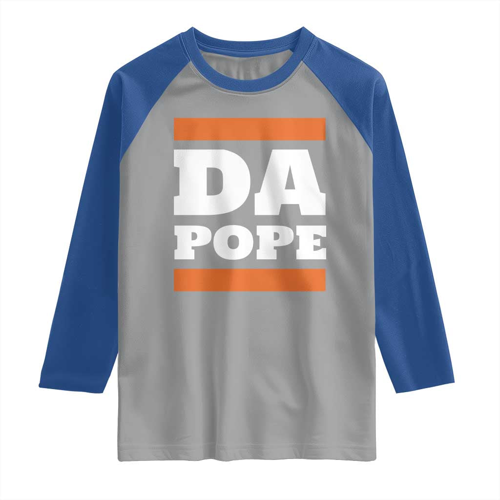 Funny Da Pope From America Chicago Raglan Shirt