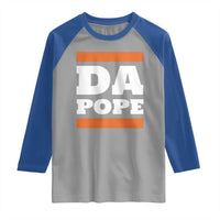 Funny Da Pope From America Chicago Raglan Shirt