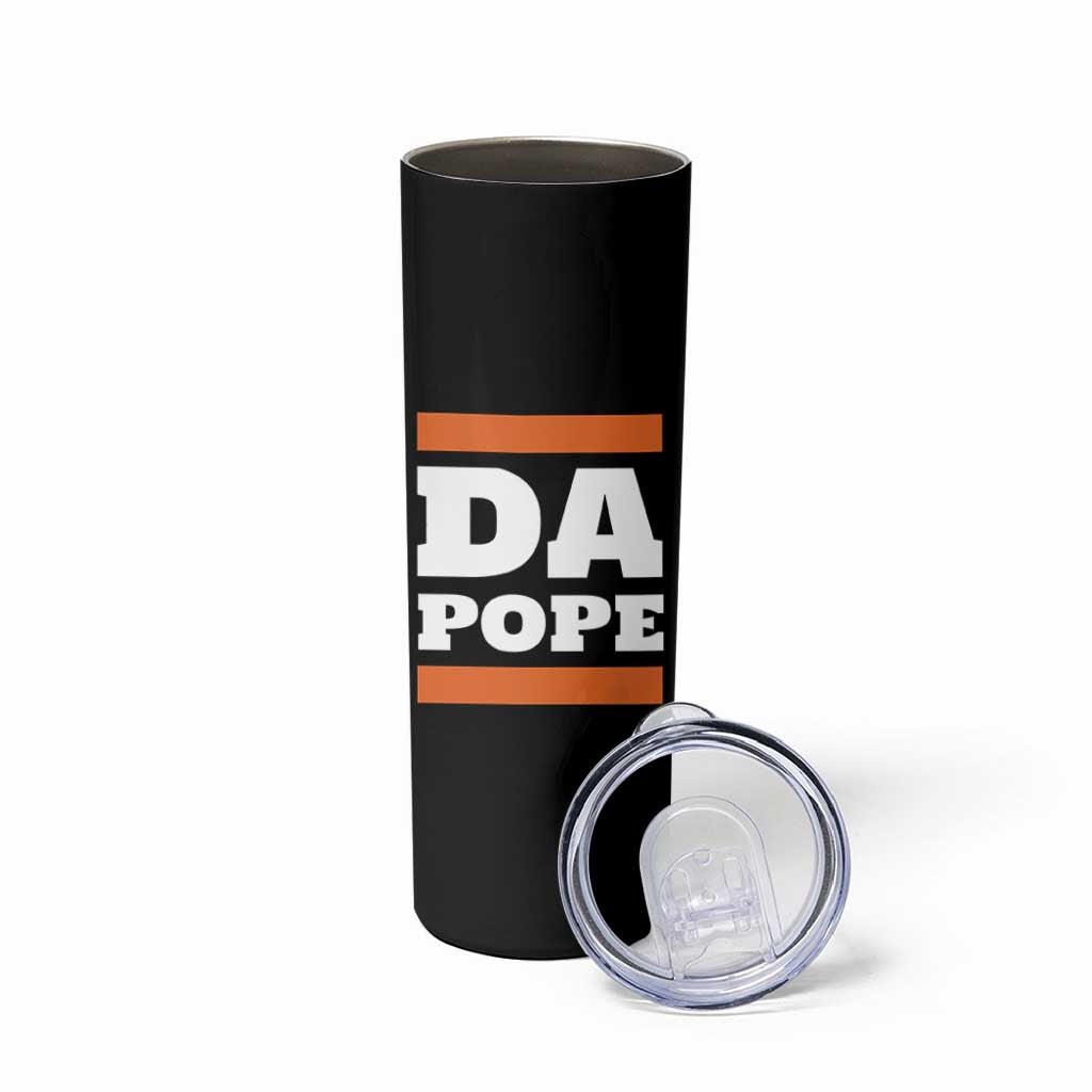 Funny Da Pope From America Chicago Skinny Tumbler