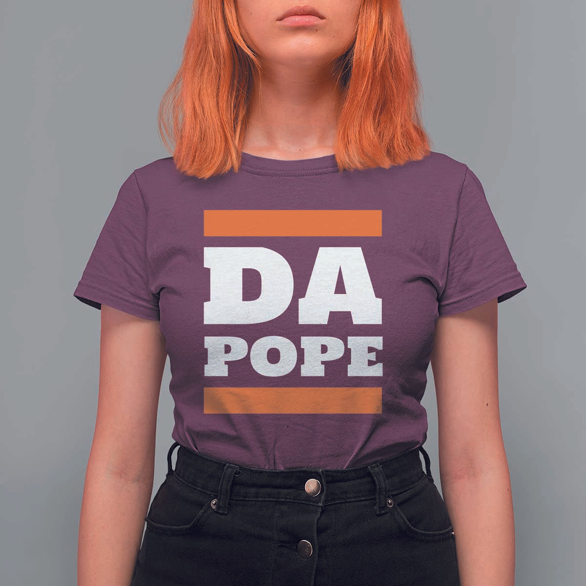 Funny Da Pope From America Chicago T Shirt For Women