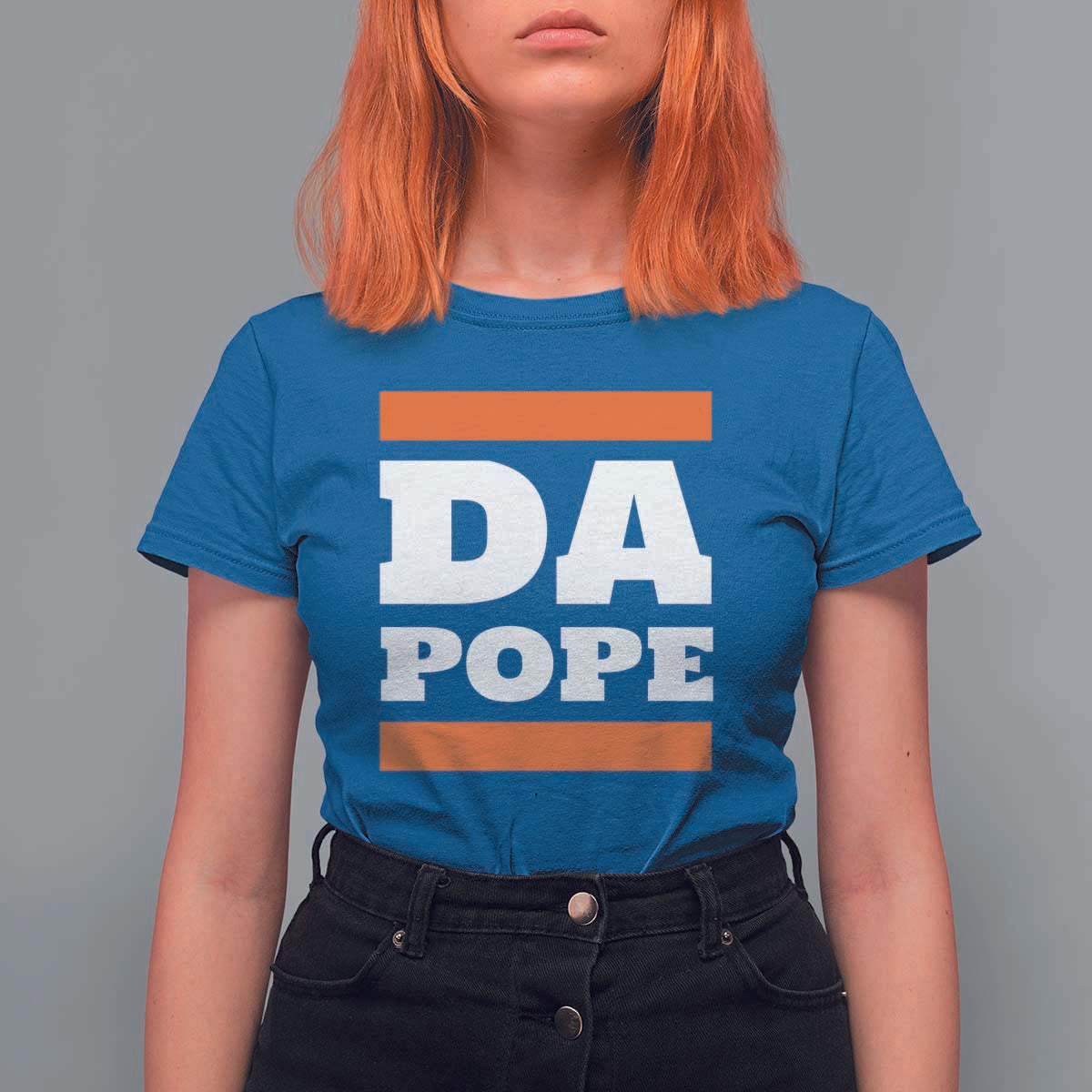 Funny Da Pope From America Chicago T Shirt For Women
