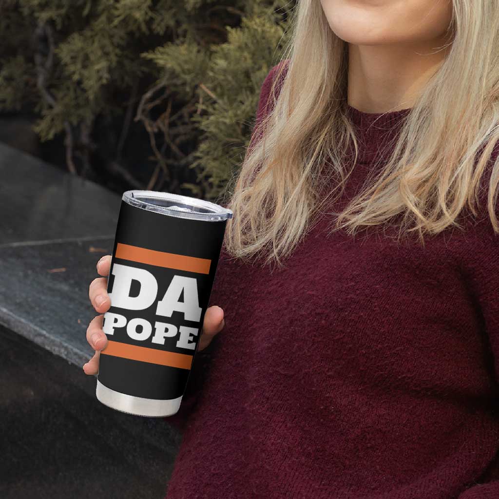 Funny Da Pope From America Chicago Tumbler Cup