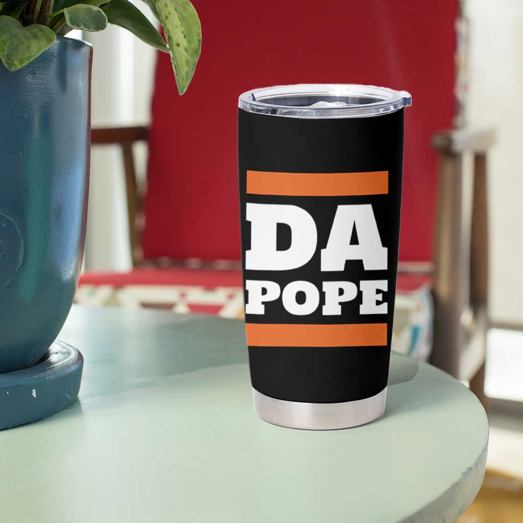Funny Da Pope From America Chicago Tumbler Cup