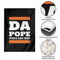 Funny Da Pope From America Chicago Pope Leo XIV Garden Flag - Wonder Print Shop