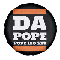 Funny Da Pope From America Chicago Pope Leo XIV Spare Tire Cover