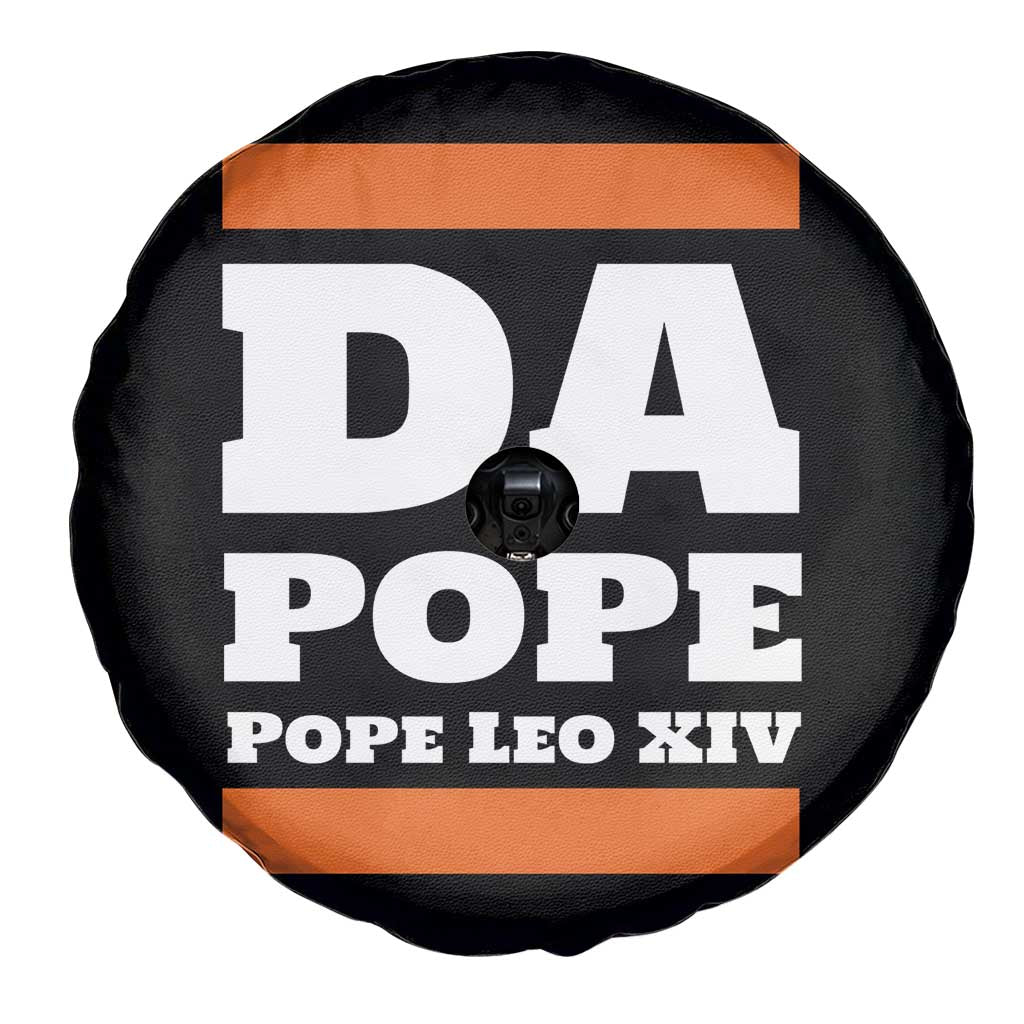 Funny Da Pope From America Chicago Pope Leo XIV Spare Tire Cover