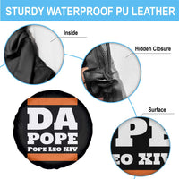 Funny Da Pope From America Chicago Pope Leo XIV Spare Tire Cover