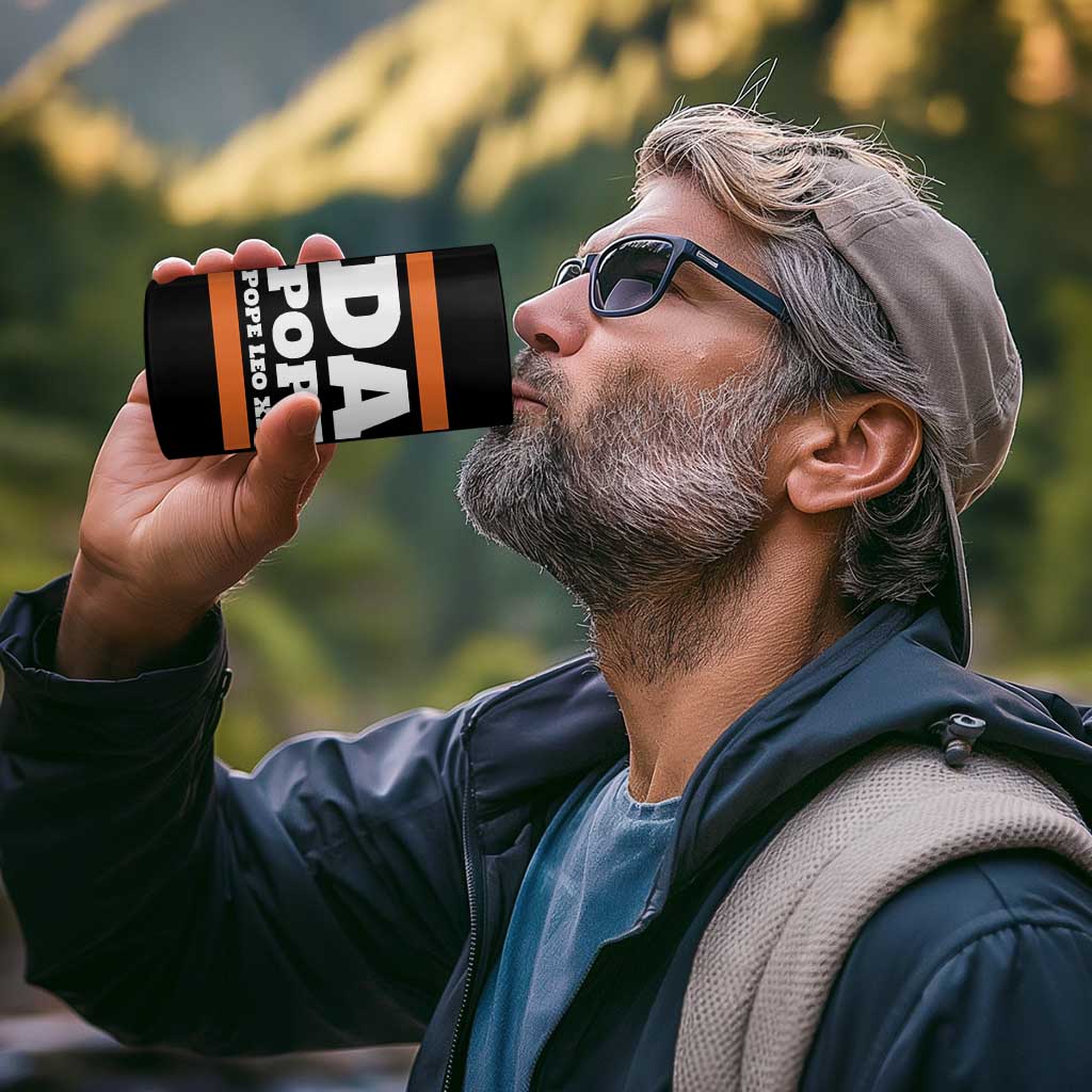 Funny Da Pope From America Chicago Pope Leo XIV 4 in 1 Can Cooler Tumbler