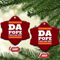 Funny Da Pope From America Chicago Pope Leo XIV Ceramic Ornament - Wonder Print Shop