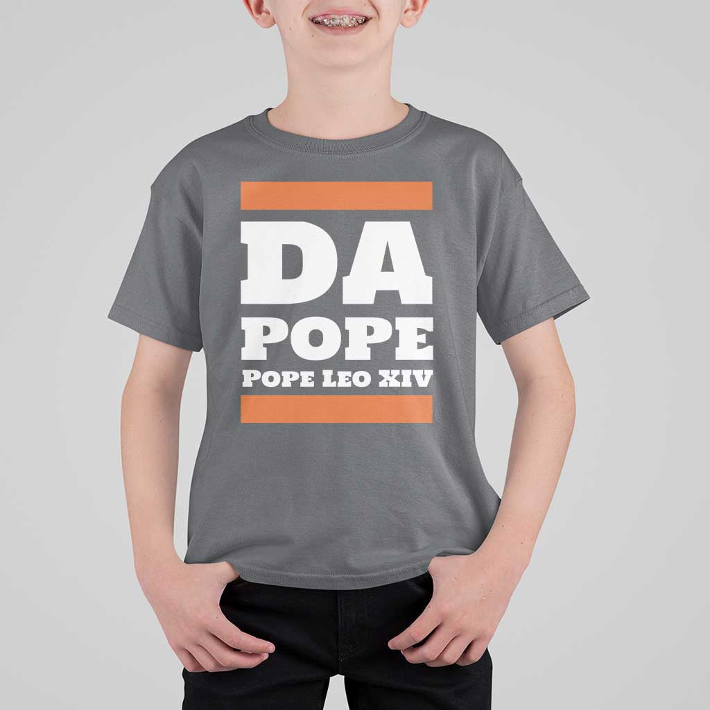 Funny Da Pope From America Chicago Pope Leo XIV T Shirt For Kid