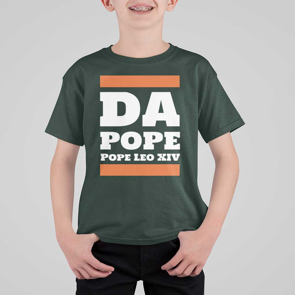 Funny Da Pope From America Chicago Pope Leo XIV T Shirt For Kid