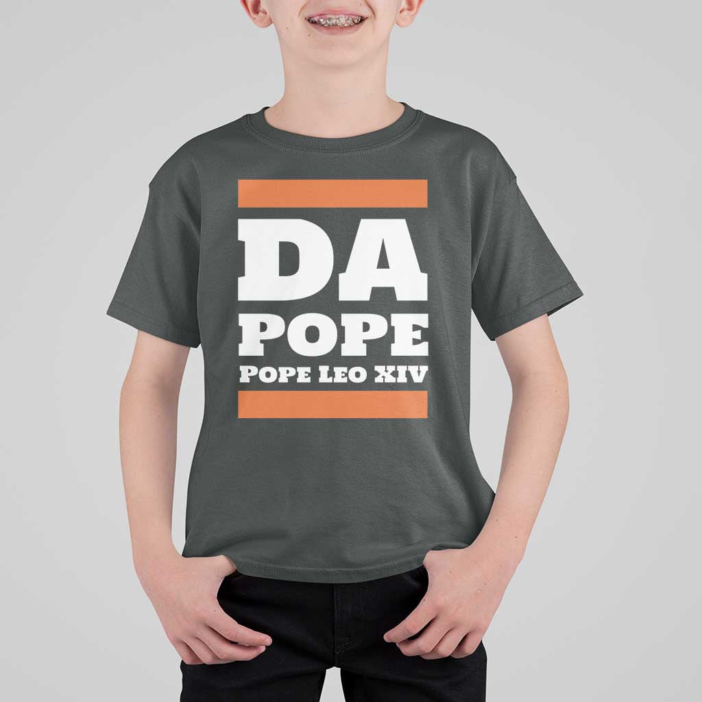 Funny Da Pope From America Chicago Pope Leo XIV T Shirt For Kid