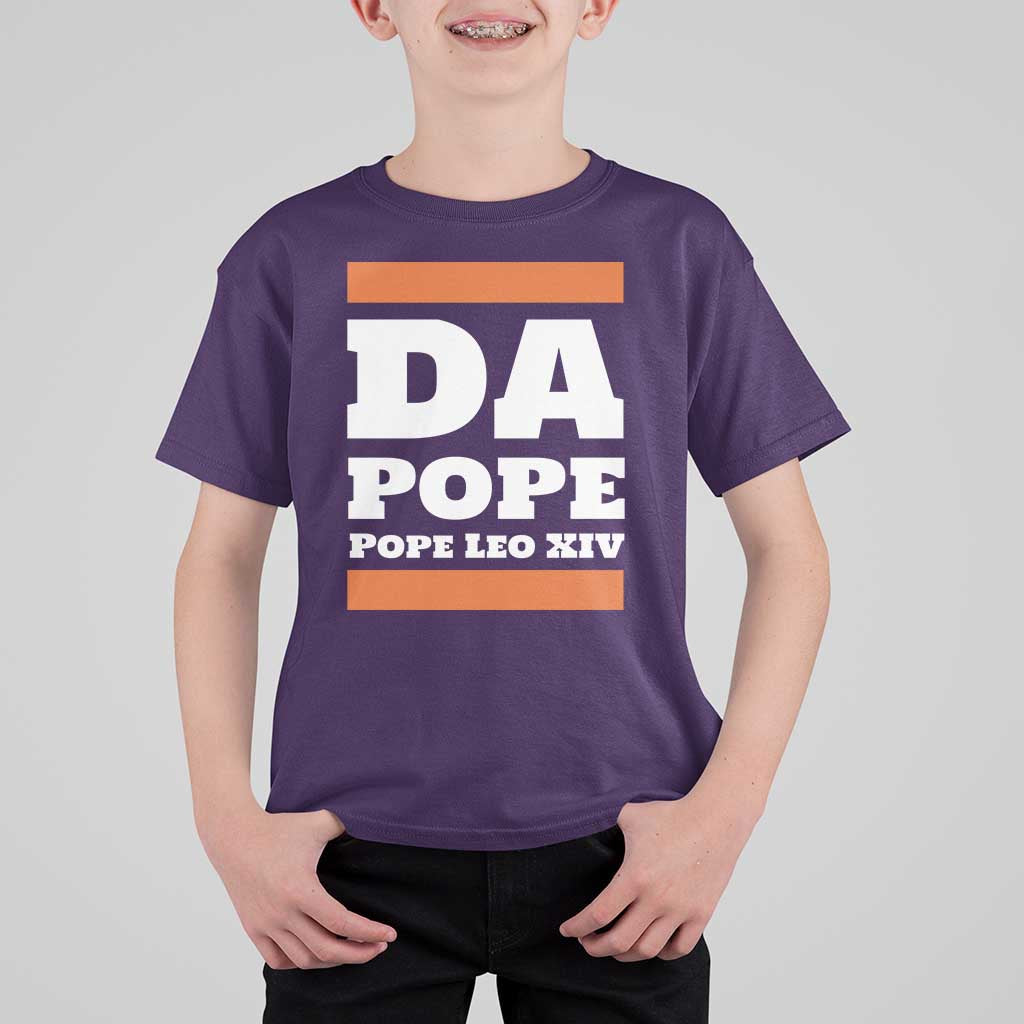 Funny Da Pope From America Chicago Pope Leo XIV T Shirt For Kid
