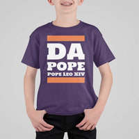Funny Da Pope From America Chicago Pope Leo XIV T Shirt For Kid