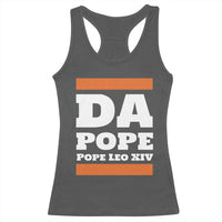 Funny Da Pope From America Chicago Pope Leo XIV Racerback Tank Top