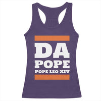 Funny Da Pope From America Chicago Pope Leo XIV Racerback Tank Top