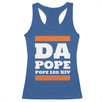 Funny Da Pope From America Chicago Pope Leo XIV Racerback Tank Top