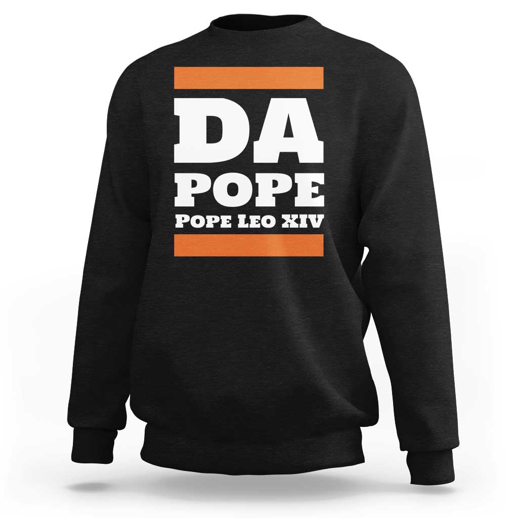 Funny Da Pope From America Chicago Pope Leo XIV Sweatshirt
