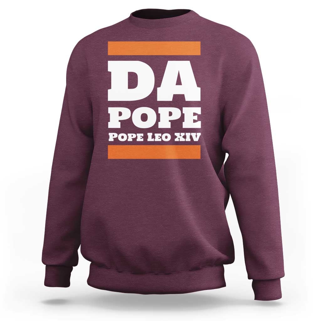 Funny Da Pope From America Chicago Pope Leo XIV Sweatshirt