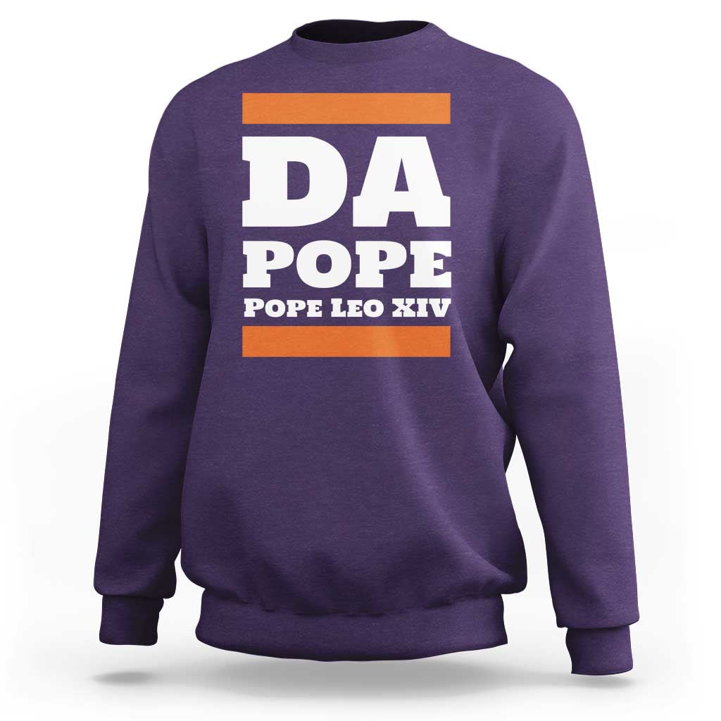 Funny Da Pope From America Chicago Pope Leo XIV Sweatshirt