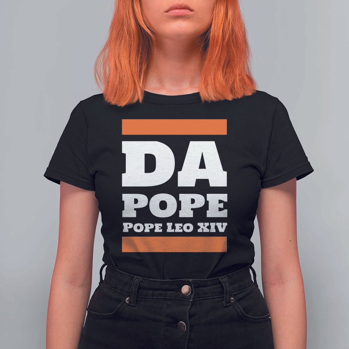 Funny Da Pope From America Chicago Pope Leo XIV T Shirt For Women