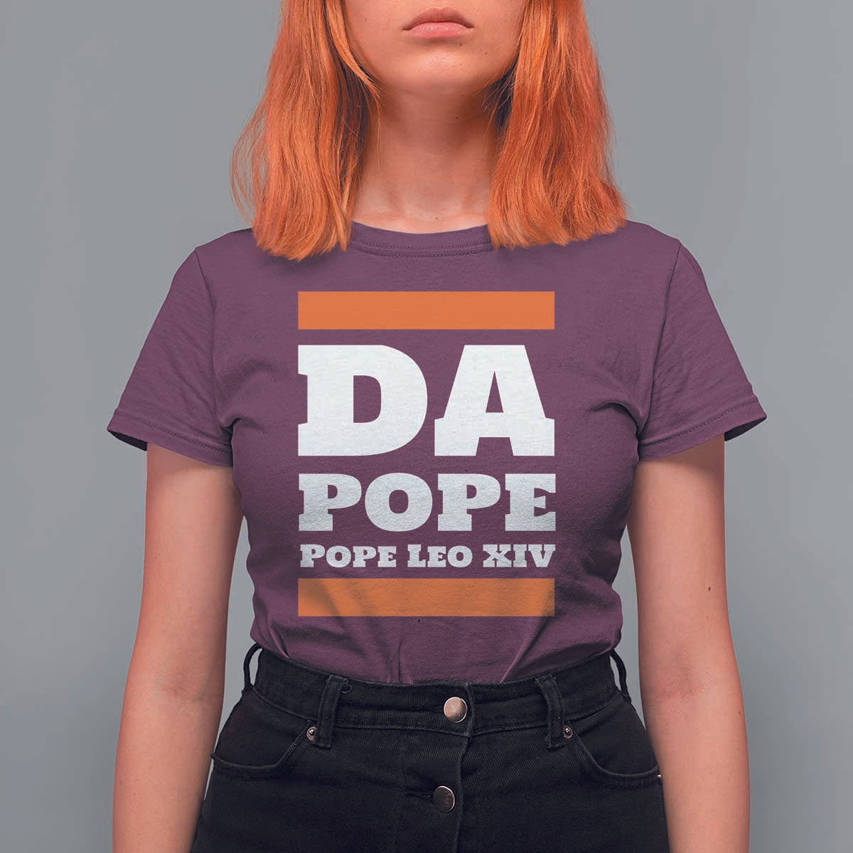 Funny Da Pope From America Chicago Pope Leo XIV T Shirt For Women