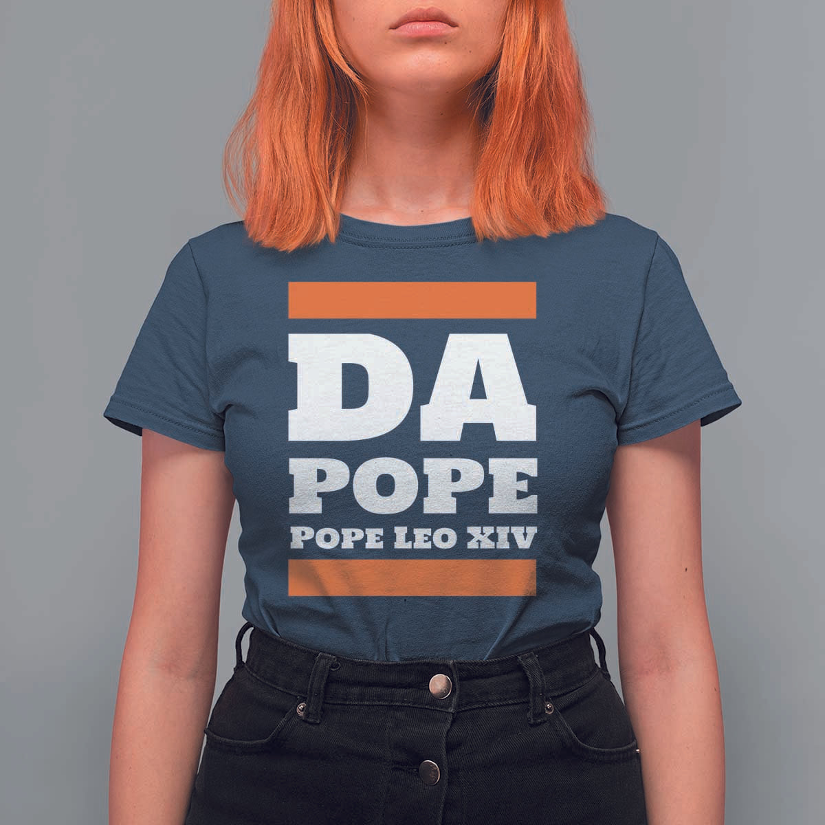 Funny Da Pope From America Chicago Pope Leo XIV T Shirt For Women