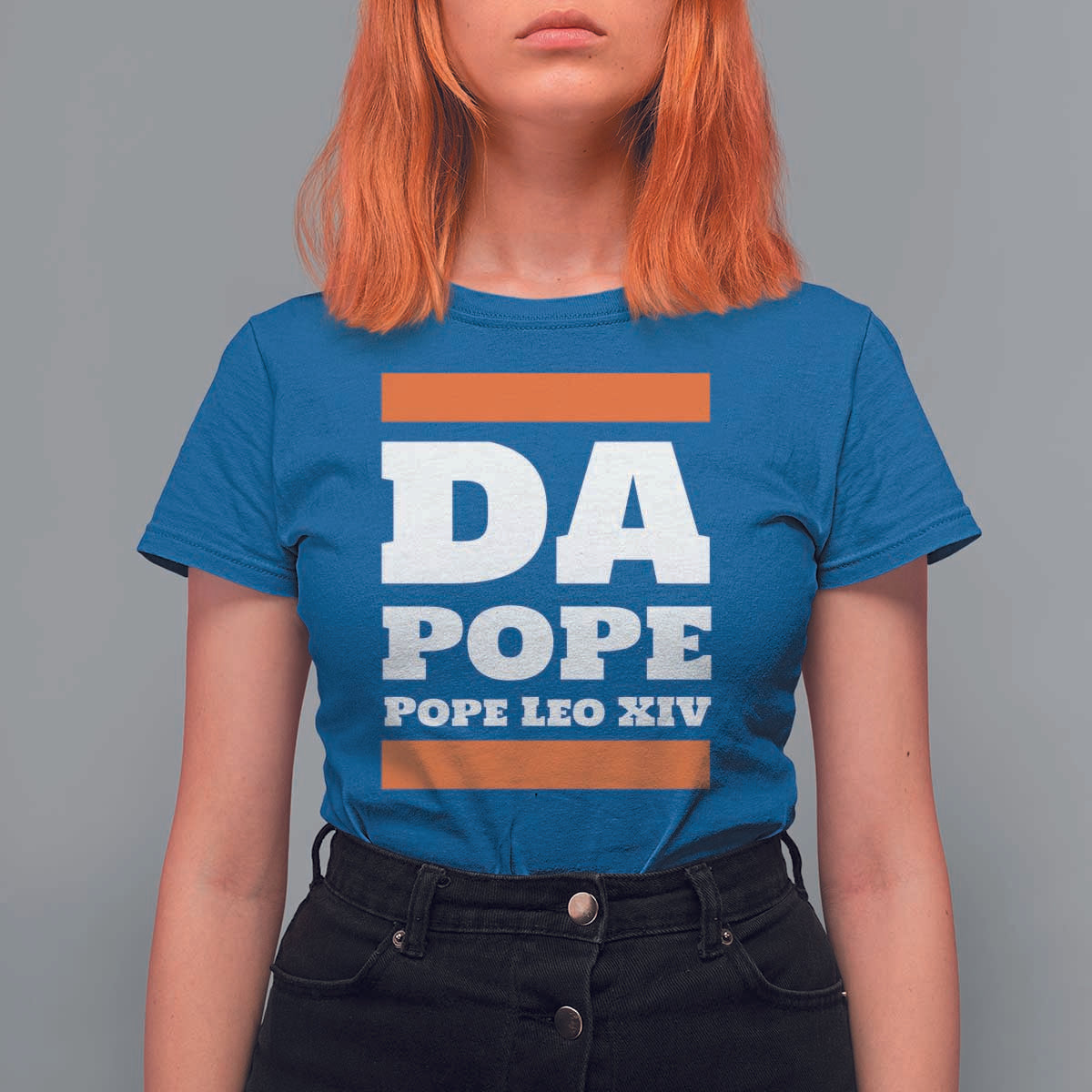 Funny Da Pope From America Chicago Pope Leo XIV T Shirt For Women