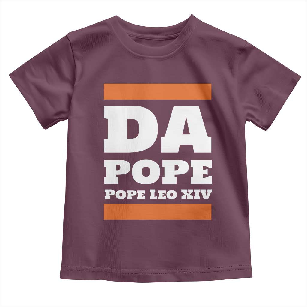 Funny Da Pope From America Chicago Pope Leo XIV Toddler T Shirt