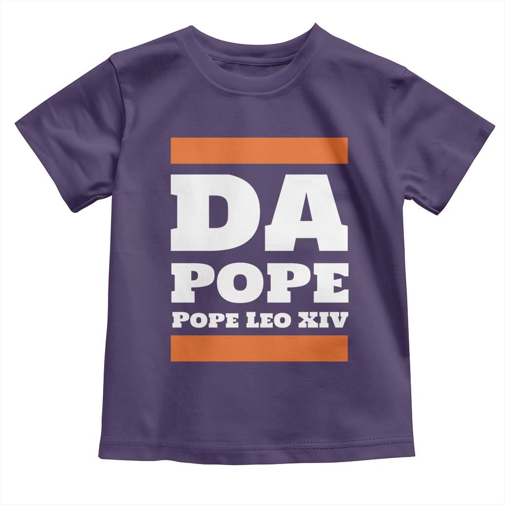 Funny Da Pope From America Chicago Pope Leo XIV Toddler T Shirt