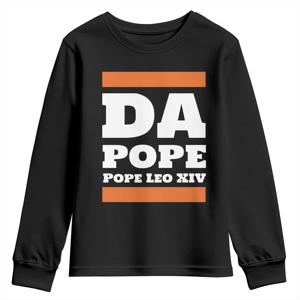 Funny Da Pope From America Chicago Pope Leo XIV Youth Sweatshirt
