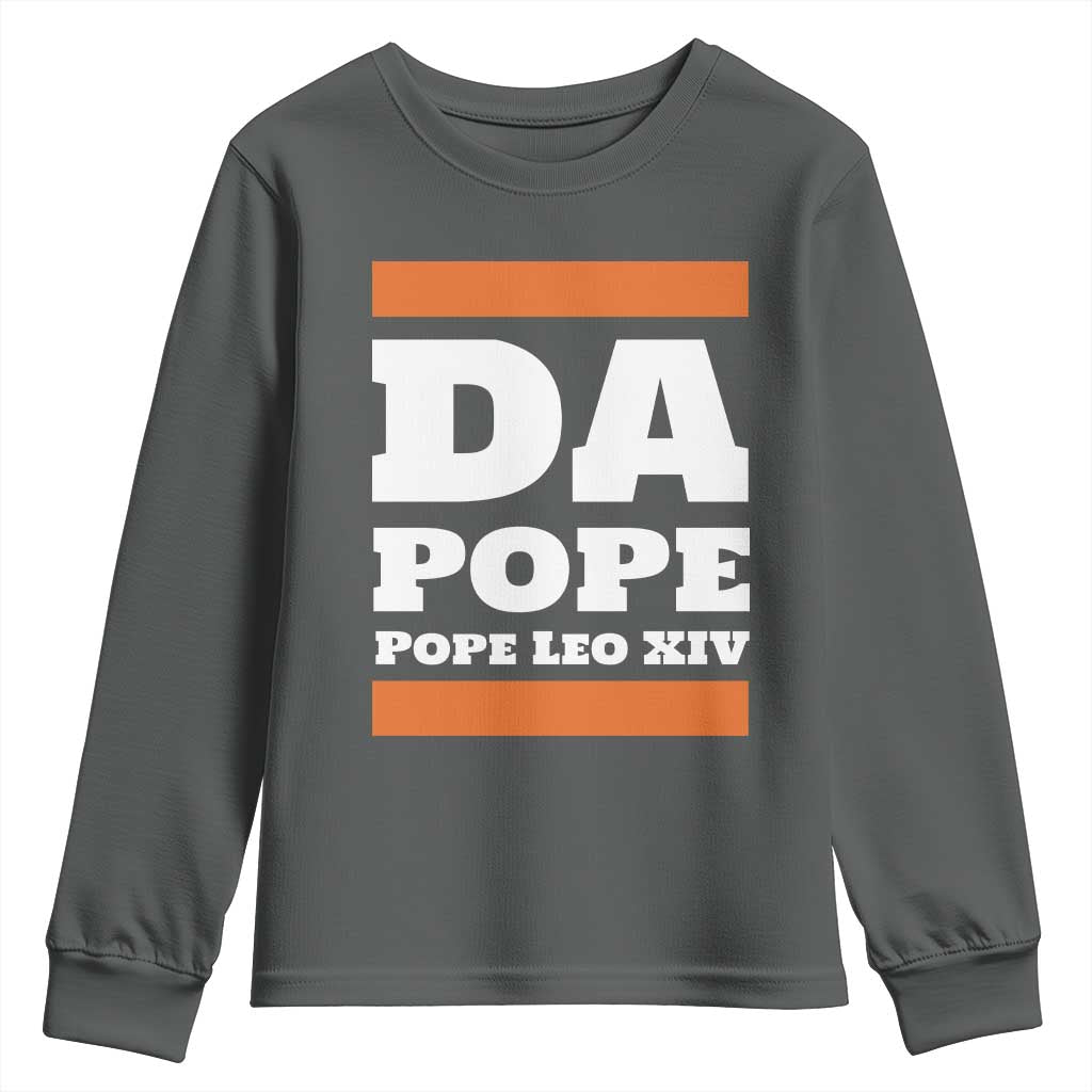 Funny Da Pope From America Chicago Pope Leo XIV Youth Sweatshirt