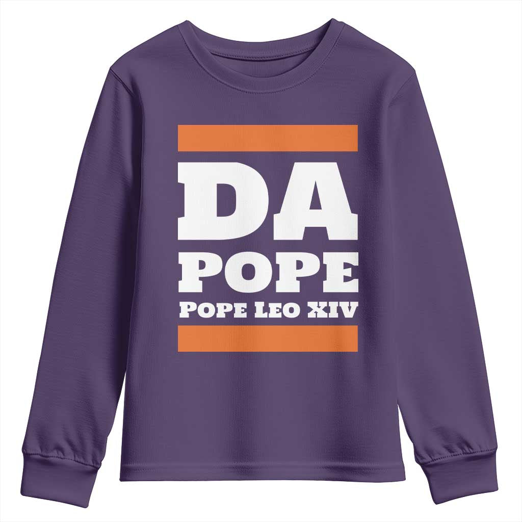 Funny Da Pope From America Chicago Pope Leo XIV Youth Sweatshirt