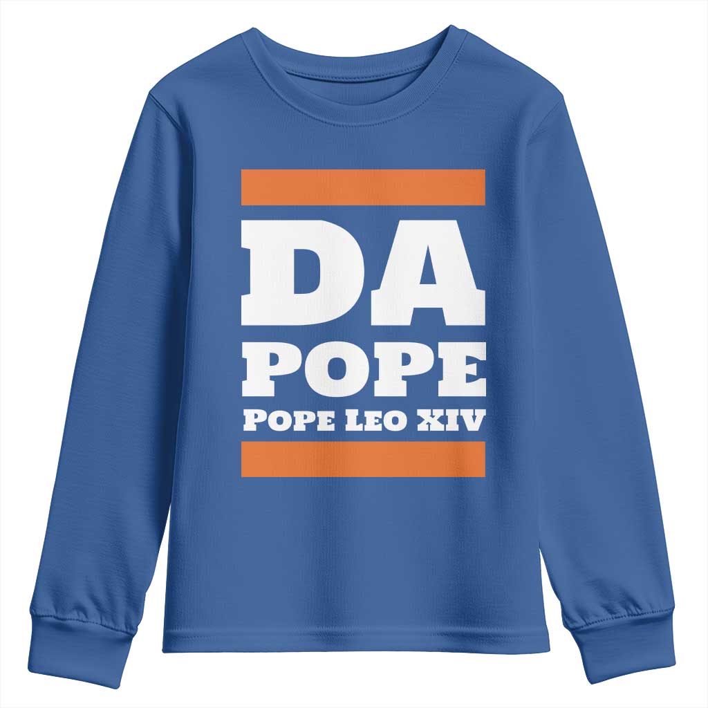 Funny Da Pope From America Chicago Pope Leo XIV Youth Sweatshirt