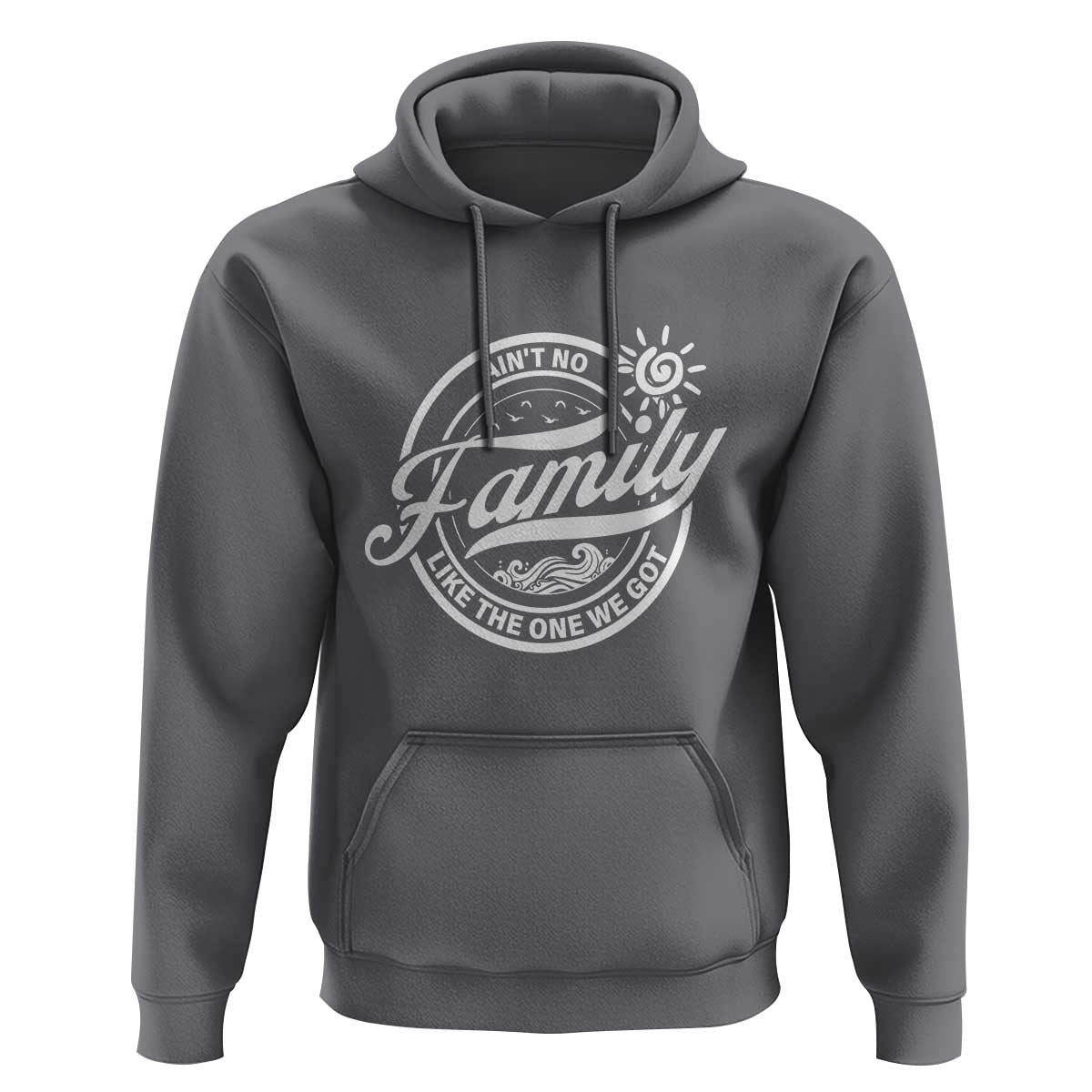 Family Reunion Matching Hoodie Ain't No Family Like The One We Got Sun Ocean Wave - Wonder Print Shop
