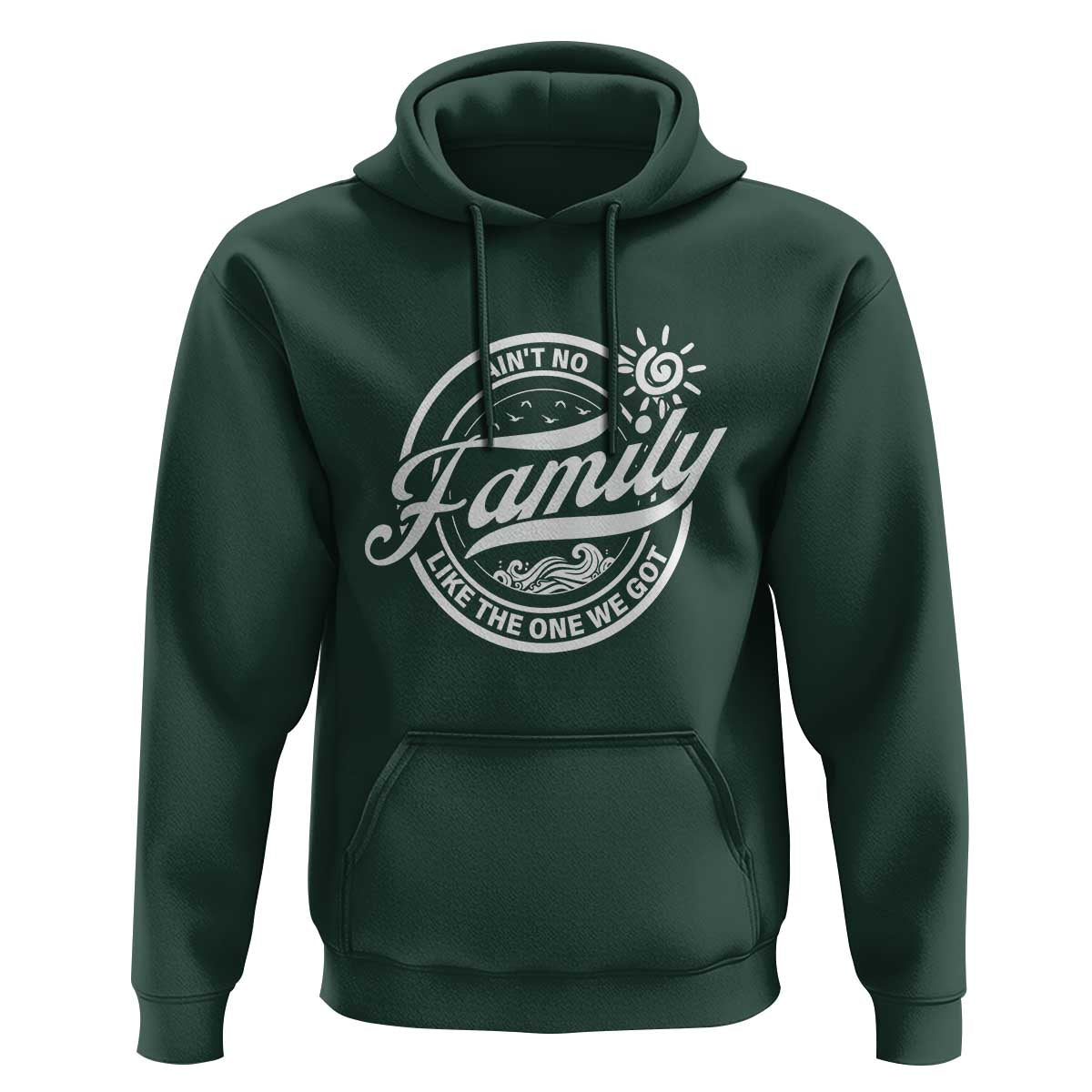 Family Reunion Matching Hoodie Ain't No Family Like The One We Got Sun Ocean Wave - Wonder Print Shop